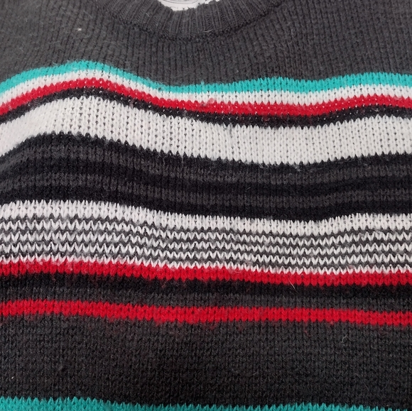 Michael Gerald Boyfriend Sweater l Size XL Extra Large l Striped Sweater - Picture 4 of 6